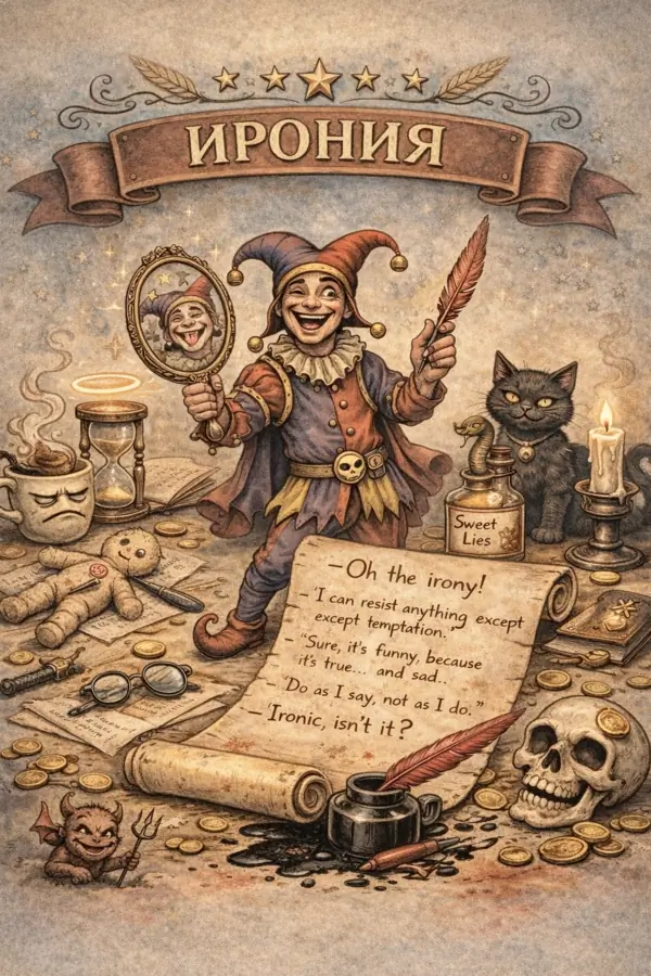 Цитаты с иронией